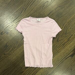 Gap kids light purple Ribbed T-Shirt (size 10)